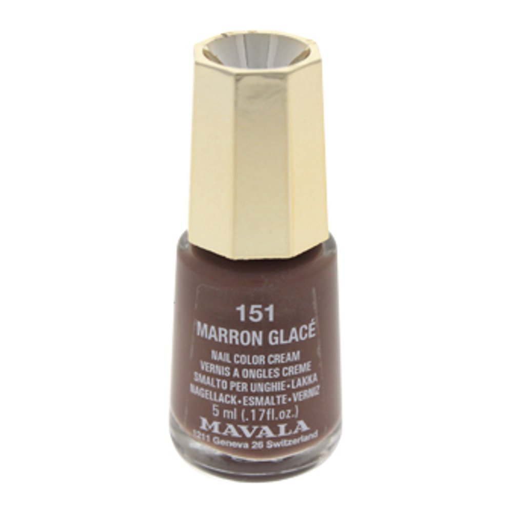 Mavala Nail Lacquer 151 Marron Glace 0.17 oz Nail Polish Walmart