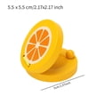thumbnail image 2 of 4 Piezas Castañuelas para Dedos Castañuelas de Madera Ayudas para La Enseñanza de Educación Temprana Castañuelas de Frutas de Dibujos Animados Mazos P, 2 of 8