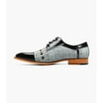 thumbnail image 5 of Stacy Adams Halstead Cap Toe Oxford Shoes Two Tone Black Gray 25765-975, 5 of 7
