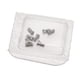 thumbnail image 5 of Tornillos De Reparación De Micro Reloj, Tornillos De Cubierta Trasera De Reloj De Tamaño Pequeño Y Preciso A Prueba De Herrumbre 8 Piezas Resistentes Para Mantenimiento ANGGREK universales 1,2 x 1,6 x 3,25 mm, 5 of 8