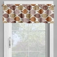 thumbnail image 2 of Ambesonne Autumn Window Valance, Ornate Leaves, 54" X 18", Multicolor, 2 of 5