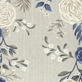 thumbnail image 5 of 7' X 10' Blue And Grey Floral Stain Resistant Non Skid Area Rug, 5 of 6