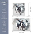 thumbnail image 3 of Dailycode Light Switch Plate Covers 2 Gang Wall Plate Plastics Outlet Covers for Kitchen Home Office Decor Monkey with Rod, 3 of 8