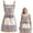 Blue, variant on Women'S Apron With Pocket Printed Cotton Canvas Kitchen Apron For Cooking Baking Grilling And Gardening Oil Splash Protection Home And Work Use