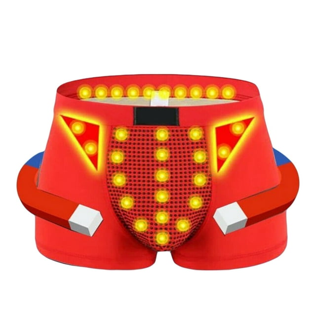 Kmbangi Boxeurs Doux Thérapie Magnétique sous-Vêtements Bas Shorts