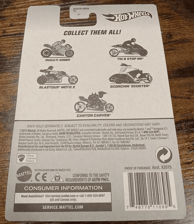 Hot Wheels Canyon Carver City 2013 with rider
