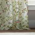 thumbnail image 5 of Martha Stewart Kensington Garden Print Curtain Panel Pair, Pink, Pole Top, Sheer, Indoor, Adult, 2 Piece Set, 37" x 95", 5 of 5