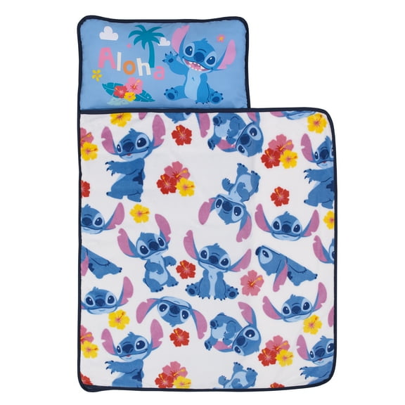 Disney "S" Is for Stitch Toddler Nap Mat, Blue, Pink, 1 unit