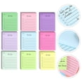 thumbnail image 4 of 9Pcs Adhesive Massage Pads Fluorescent Memo Pads Note Pads Portable Notepad for Office Use, 4 of 8