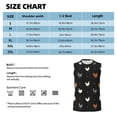 thumbnail image 5 of Lsque Funny Chicken Print Men's Cotton Blend Sleeveless Muscle Shirts (S-3XL)- Moisture Wicking, Odor Protection, UPF 30+,Large, 5 of 8