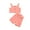 Pink, variant on Baby Boys Girls Gifts Toddler Baby Girls Summer Solid Color Camisole Shorts Two-piece Suit Going Out Outfits for Girls