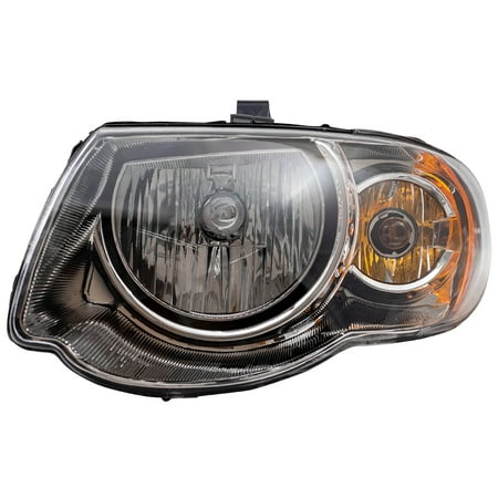 Country Replacement - BROCK Halogen Headlight Headlamp Driver Replacement for 05-07 Chrysler Town & Country Van with 119