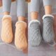 thumbnail image 3 of S EU 35-39 US 5-7 Calcetines de piso Calcetines antideslizantes gruesos de lana Calcetines cálidos para el hogar Adultos Niños Hombres y mujeres, 3 of 5