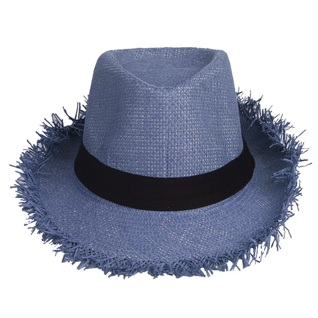Breathable Summer Sun Hat With Wide Brim Fedora Style For Outdoor Travel And Beach Comfort Lightweight UPF