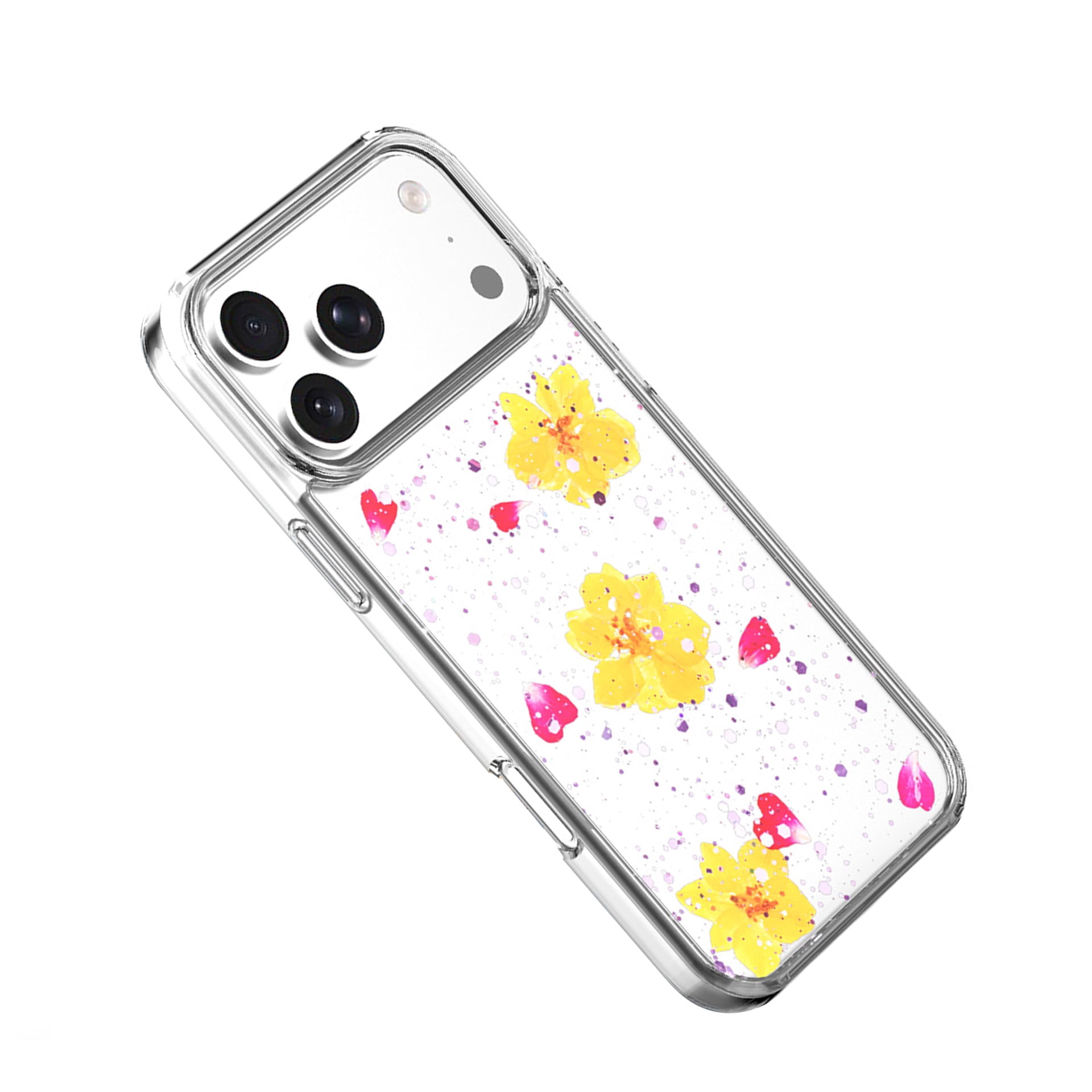 Floral Bloom Design Case for iPhone 17 Pro Max - Diagonal Daisy