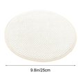 thumbnail image 6 of AuroraX White Round Cozy Chair Cushions Non-Slip Comfort Thick Seat Cushion for Office and Desk Chair 9"x9" Relief Pad for Hip, 6 of 6