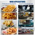 thumbnail image 7 of 6L/6.3QT Commercial Electric Deep Fryer,1500W Stainless Steel Countertop Electric Deep Fryer with Basket, 7 of 7
