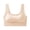 Beige, variant on Turilly Bras Womens Wireless Push Up Breathable Everyday Bra Solid Color Comfort Fit Everyday Bras