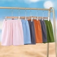 thumbnail image 6 of Girls Active Shorts Elastic Waistband Plain Shorts (Grey 15-16Years), 6 of 9