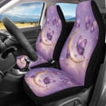 thumbnail image 2 of XYZCANDO Car Seat Covers Butterfly and Moon Pattern 2 Piece Car Front Seat Covers Waterproof SUV Auto Truck Washable Auto Accessories Car Front Seat Cover Set, 2 of 10