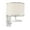 WHITE, variant on Crystorama Lighting - One Light Wall Mount - Wall Mount - Madison - 1 Light Task