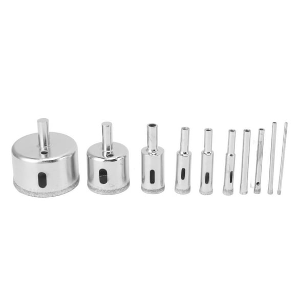 Diamond Drill Bitsfor Ceramic,10PCS Diamond Drill Bit Glass Drill Bit Diamond Drill Bit Sturdy Construction