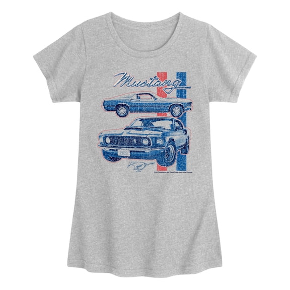 Ford - 69 Mustang - Youth Girls Short Sleeve T-Shirt