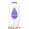 Johnson's Baby Powder Calming Lavender For Irritated Skin, 15 Oz, Pack of 6