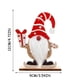 thumbnail image 2 of Gnomo de Navidad de madera duende sin rostro Foll Fwarf viejo escritorio pintado pequeño árbol de Navidad decoración de vacaciones Wmkox8yii gf7172, 2 of 2