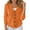 Orange, variant on Hcyirli Women Fall Winter Cardigan Button Sweater Casual Comfortable Commute Solid Color Top Cozy Soft Knit Outerwear BU3 XL