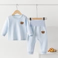 thumbnail image 2 of UAYOTSE Toddler Boys Outdoor Casual Tracksuit Set, Long Sleeve Printed Top and Jogger Pants Daily Clothing Outfit Size 6-9 Months, 2 of 6