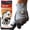Charcoal/Gray, variant on Copper Tech Plus Golf Gloves Men (2nd Gen) | Copper Compression Joint Support Golf Glove (White/Black, Medium-Large, Left)