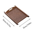 thumbnail image 3 of TACILIP Home Decor, 1PC Wooden Tray Platter For Living Room Coffee Tables Suitable For Snacks Fruit And General Storage Or Organization, Gifts for Her, 3 of 7