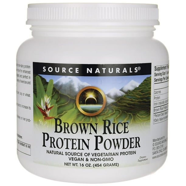 Source Naturals Brown Rice Protein Powder 16 oz.