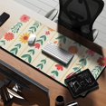 thumbnail image 2 of Long Mouse Pads for Desk,Pioneer Flower Floral Print Pattern Desk Mats on Top Of Desks, Desk Mouse Pad Extra Large with 3mm Non-Slip Base and Stitched Edge for Gaming,Office,Work,Home 35.4"x15.7", 2 of 6