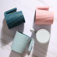 thumbnail image 3 of Vaso de baño con asa irrompible para enjuague dental, suave y fácil de agarrar, organizador de cepillos de dientes para adolescentes, niños y niños, color blanco brillar  Electrónica, 3 of 3