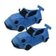 thumbnail image 3 of Zapatillas de coche de simulación, zapatillas planas, regalos, dibujos animados, lindos zapatos de casa cálidos para invierno Azul, 3 of 8