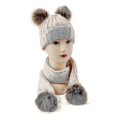 thumbnail image 4 of Bufandas para bebés y niños, gorro de invierno cálido para bebé, conjunto unisex para bebé., 4 of 4