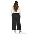 thumbnail image 4 of Pantalón de pierna ancha Roman Fashion 9202 Negro Talla 42, 4 of 7