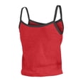 thumbnail image 3 of Women's New Era Red Chicago Bulls Spaghetti Strap Tank Top, 3 of 3