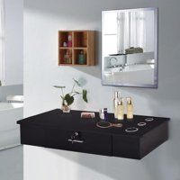 Ktaxon Wall Mount Hair Salon Styling Station Stylist Cabinet