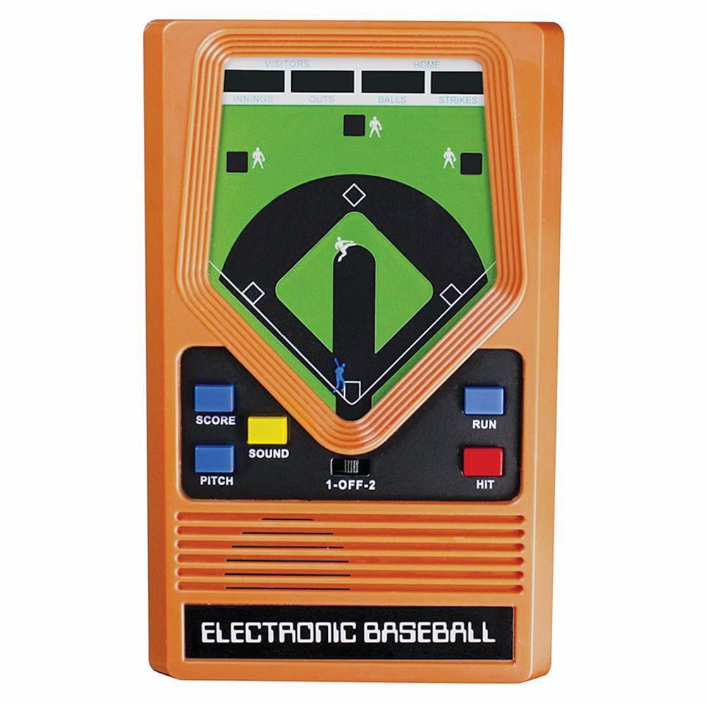 Classic Electronic Baseball Handheld Game Retro w Improved Sound Effects New