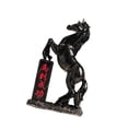 thumbnail image 4 of Estatua de caballo moderna, regalo de inauguración de la casa, escultura de caballo, estatua coleccionable de animales oro, 4 of 9