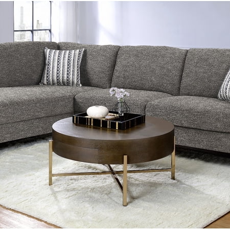 Enhanced with Dark Oak 1-Drawer Coffee Table