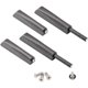 thumbnail image 1 of Magnetic Push Open Latches for Cabinets Drawers 4 Pack Blackrecessed Cabinet Doors Push To Open Cabinet Hardware Kitchen Push Touch Release Latches, 1 of 5