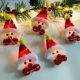 thumbnail image 6 of LED Snowman String Lights Christmas Tree Decorations Battery Operated Holiday Lighting - Warm White Festive Ambiance(Red), 6 of 9