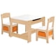 thumbnail image 1 of Kids House Mesa Montessori Nest, Set Infantil de en Madera de Abedul y MDF con 2 Sillas, Ideal para Niños Pequeños, Juego, Aprendizaje, Lectura, Diseño Compacto y Seguro 62x62 cm, 1 of 9