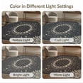 thumbnail image 7 of ODIKA 2'x3' Ultra-Soft Accent Mat, Gothic Witchy Haul Occult Symmetrical Ornament Corridor Grey None Washable, Bare feet friendly, Easy Care Indoor rug for Bedside, Footrest, 7 of 7