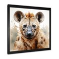 thumbnail image 2 of Designart "Portrait of an African Brown Hyena" Animals Framed Wall Art Decor - Modern Brown Other Animals Entryway Framed Wall Art Print, 2 of 6