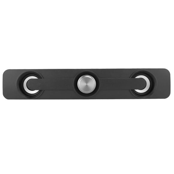 Altavoz para computadora portátil, pequeño altavoz profesional con conector universal de 3,5 mm para notebook, color negro